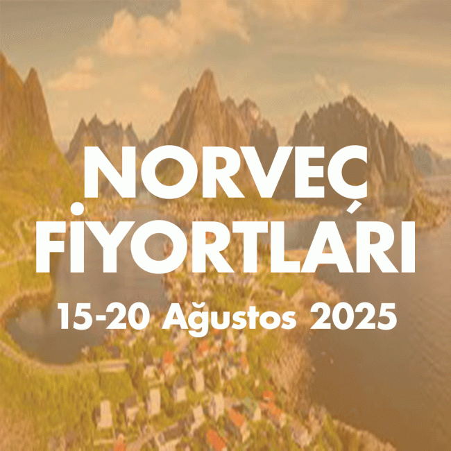 NORVEÇ FİYORTLARI 15-20 Agustos 2025